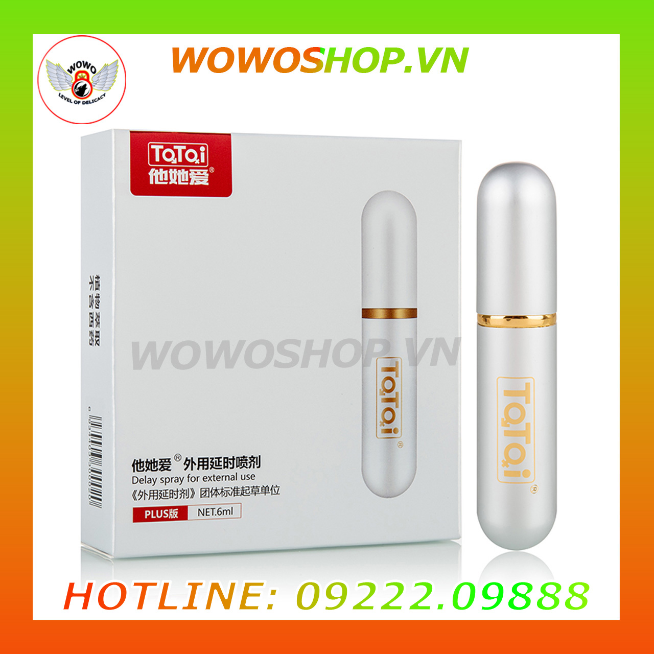 Xịt Kéo Dài Thời Gian Quan Hệ-Thuốc Xịt Thảo Dược Tatai Plus-Shop Bao Cao Su Quận 4-Wowoshop