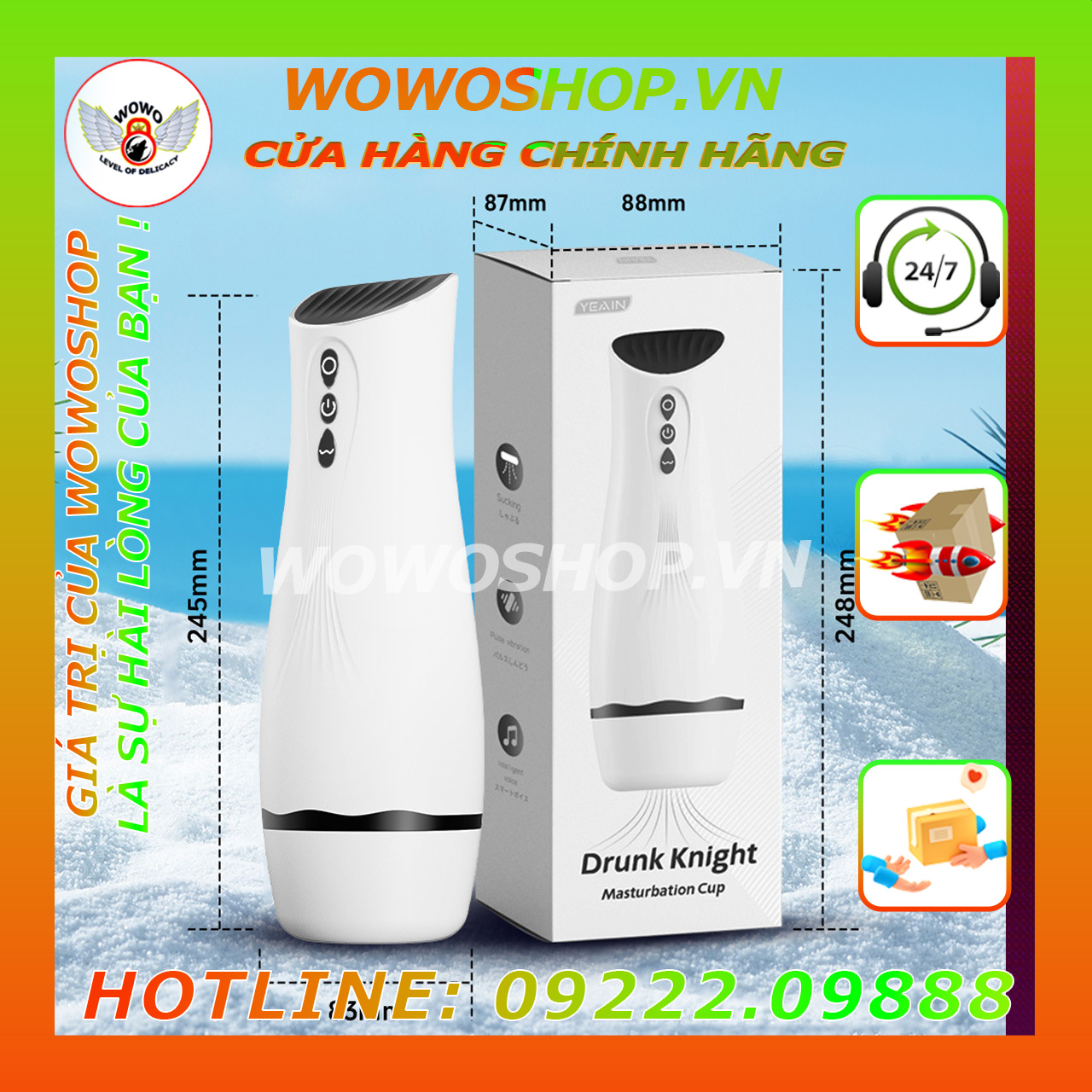Đồ Chơi Người Lớn-Dụng Cụ Tình Yêu-Đồ Chơi Tình Dục-Âm Đạo Giả-Night Sakura-Shop Đồ Chơi Người Lớn Quận 3