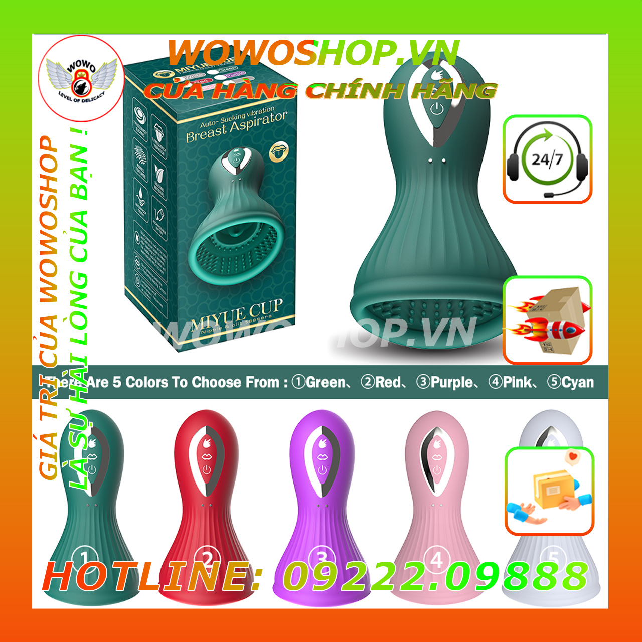 Đồ Chơi Người Lớn-Dụng Cụ Tình Yêu-Máy Rung Tình Yêu Nữ-Máy Massage Ngực-Miyue-Shop Đồ Chơi Người Lớn Quận 12