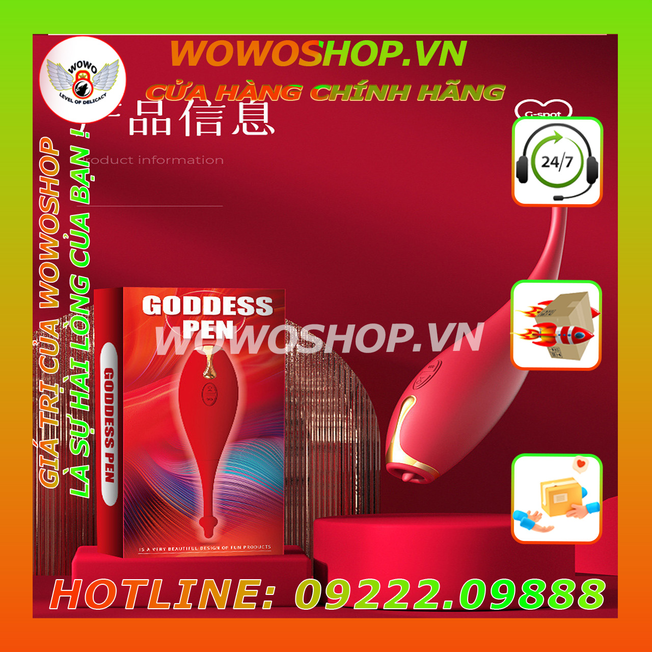 Đồ Chơi Người Lớn-Dụng Cụ Tình Yêu-Đồ Chơi Trứng Rung-Trứng Rung Tình Yêu-Cây Bút Nữ Thần-Shop Đồ Chơi Người Lớn Quận 6
