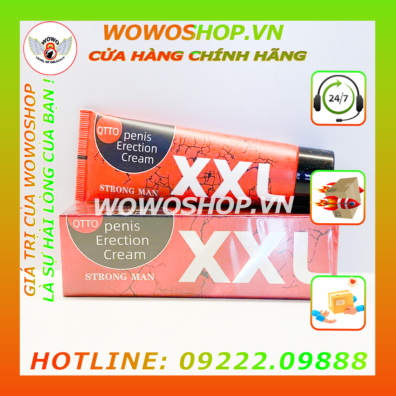 Gel Bôi Trơn-Tăng Cường Cương Dương-Kéo Dài Thời Gian Quan Hệ-Chống Xuất Tinh Sớm-Strong Man XXL-Shop Bao Cao Su Quận 6