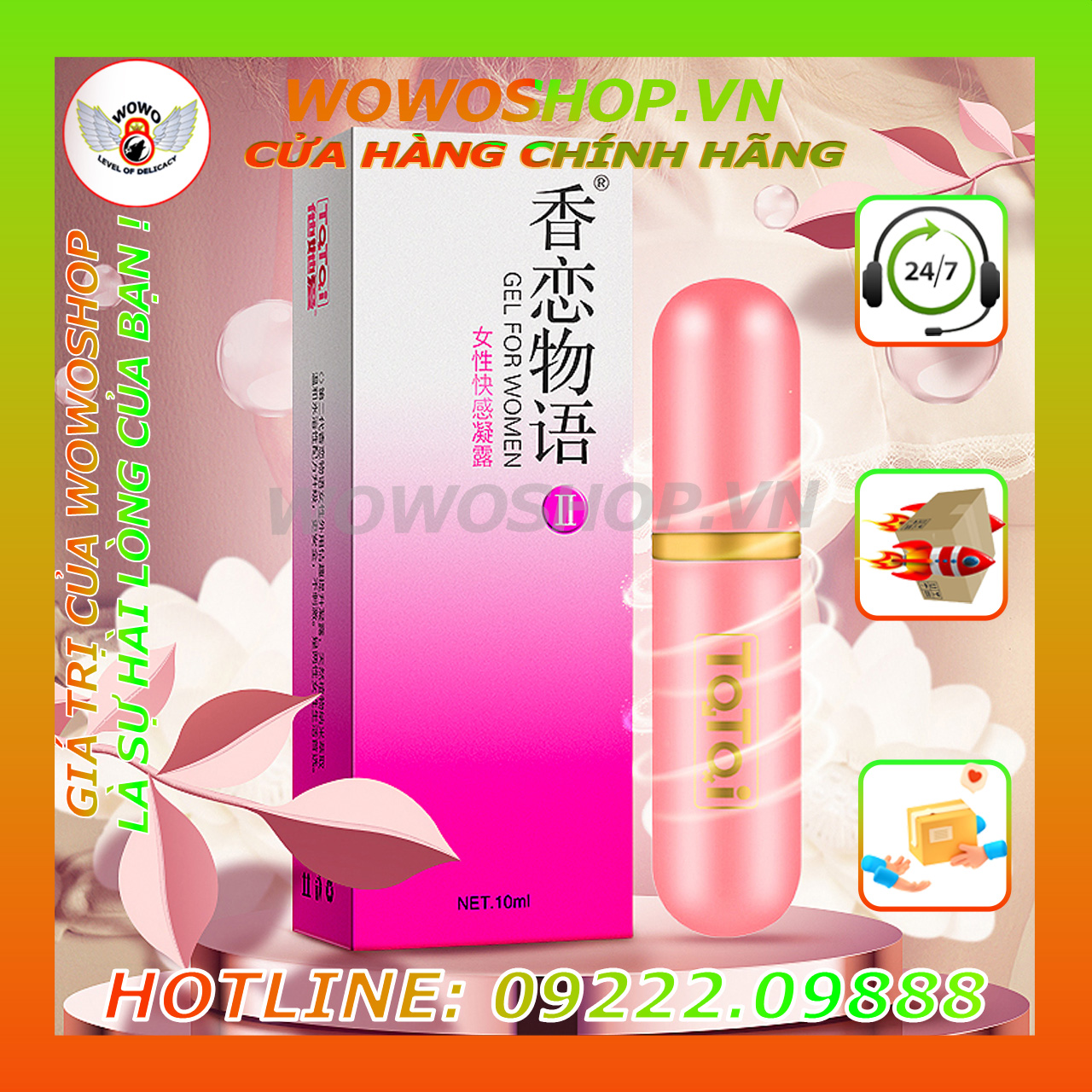 Gel Bôi Trơn-Gel Bôi Trơn Cao Cấp-Gel Tăng Kích Thích Nữ-Gel For Women-10ML