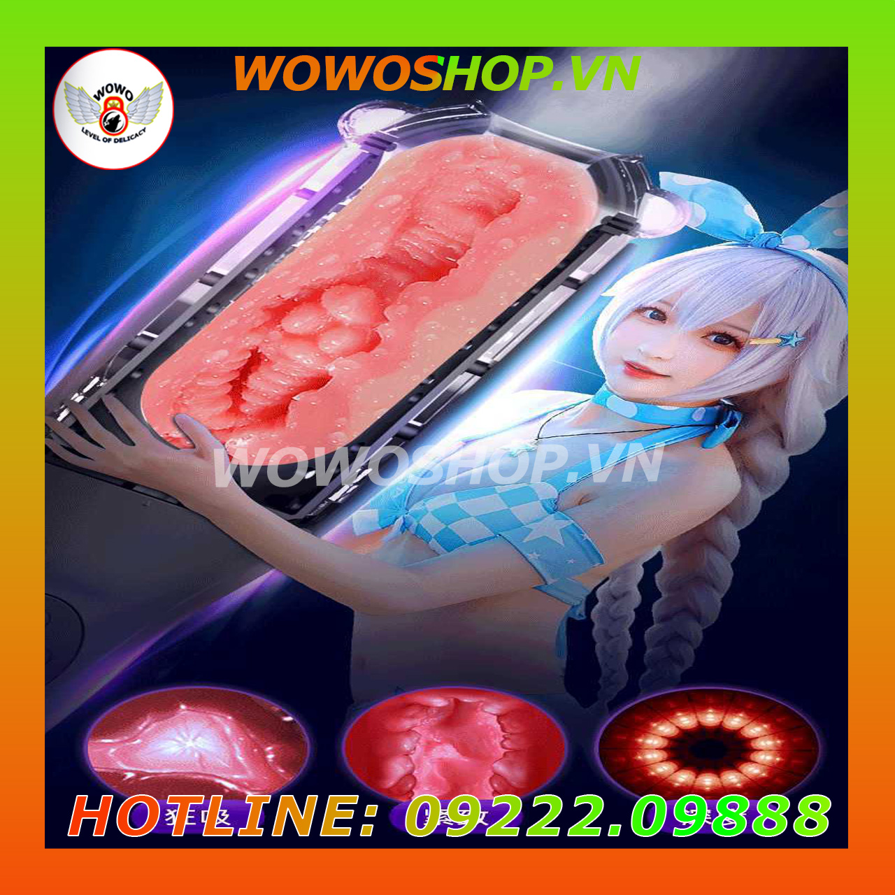 Đồ Chơi Người Lớn-Dụng Cụ Tình Yêu-Đồ Chơi Tình Dục-Âm Đạo Giả-Rogge Nàng Tiên Cá-Shop Đồ Chơi Người Lớn Quận 9