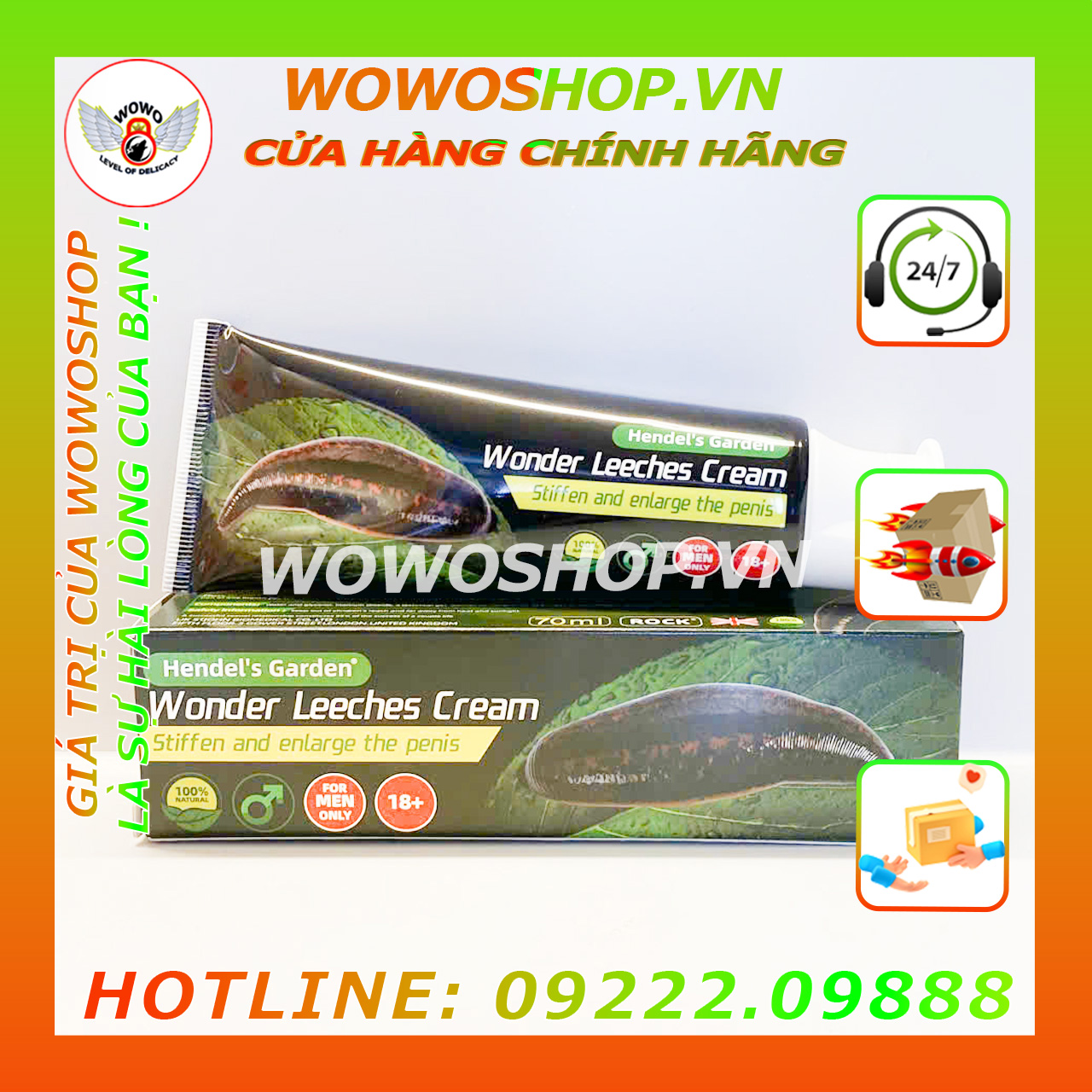 Gel Bôi Trơn-Tăng Cường Cương Dương-Kéo Dài Thời Gian Quan Hệ-Chống Xuất Tinh Sớm-Wonder Leeches Cream-Shop Bao Cao Su Quận 6