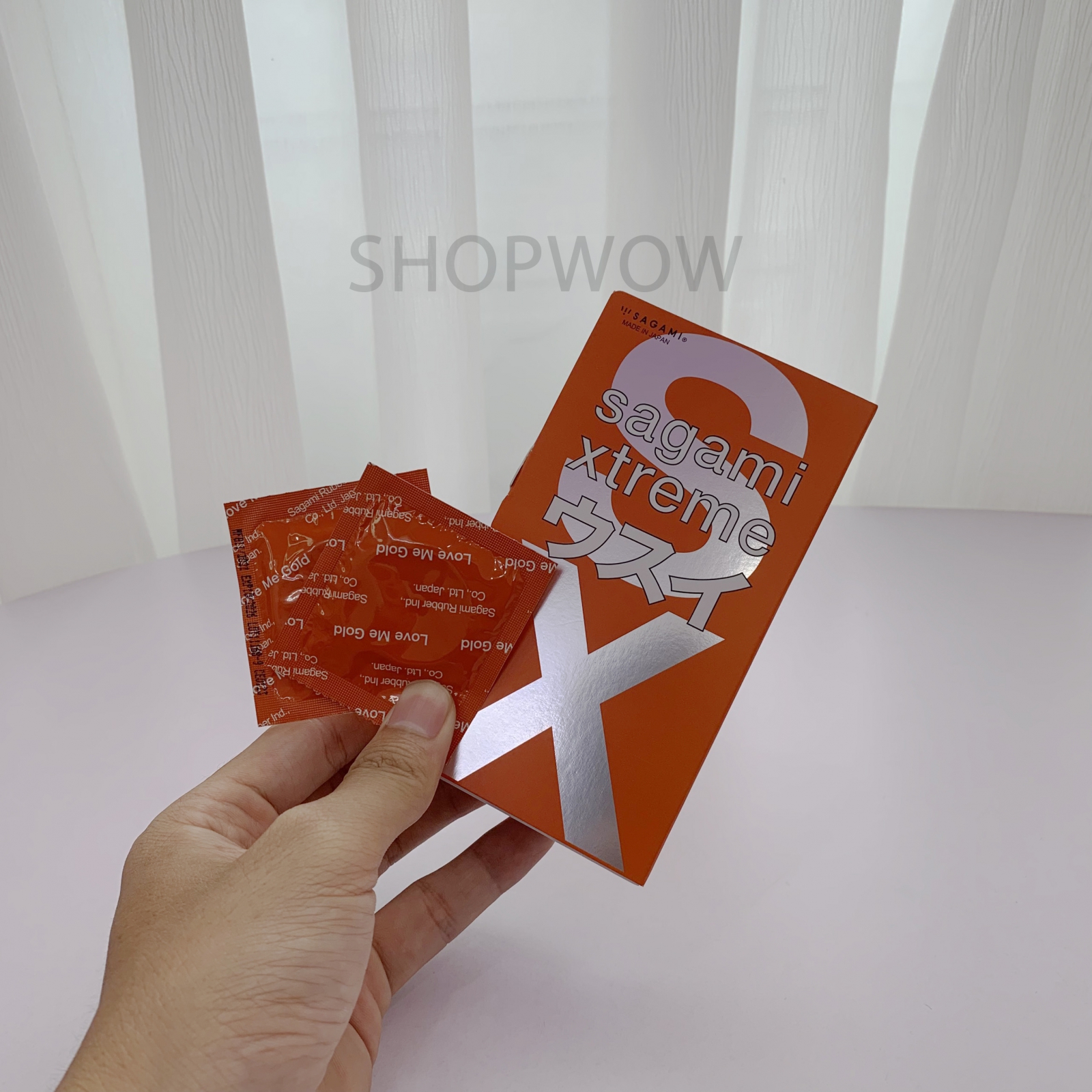 Bao Cao Su-Bao Cao Su Người Lớn-Bao Cao Su Sagami Xtreme Orange
