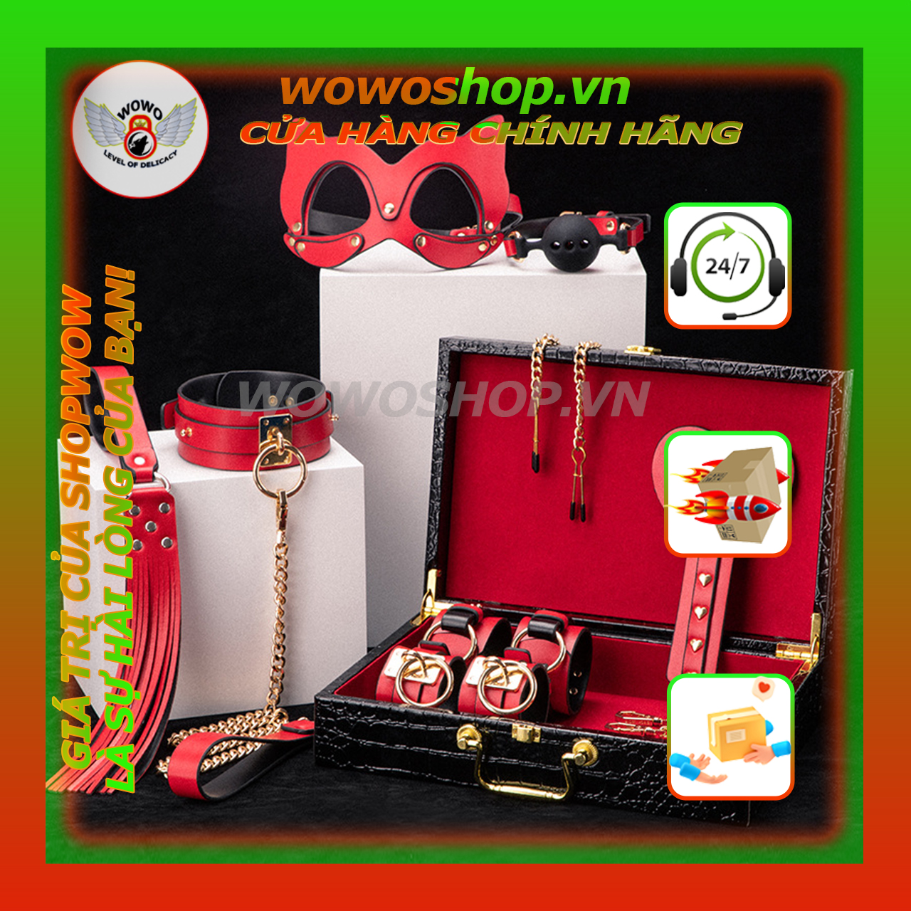 Đồ Chơi Người Lớn-Dụng Cụ Tình Yêu-Bộ Dụng Cụ BDSM-Shop BCS-Đồ Chơi BDSM-TZ 065-Shop Đồ Chơi Người Lớn Quận 1