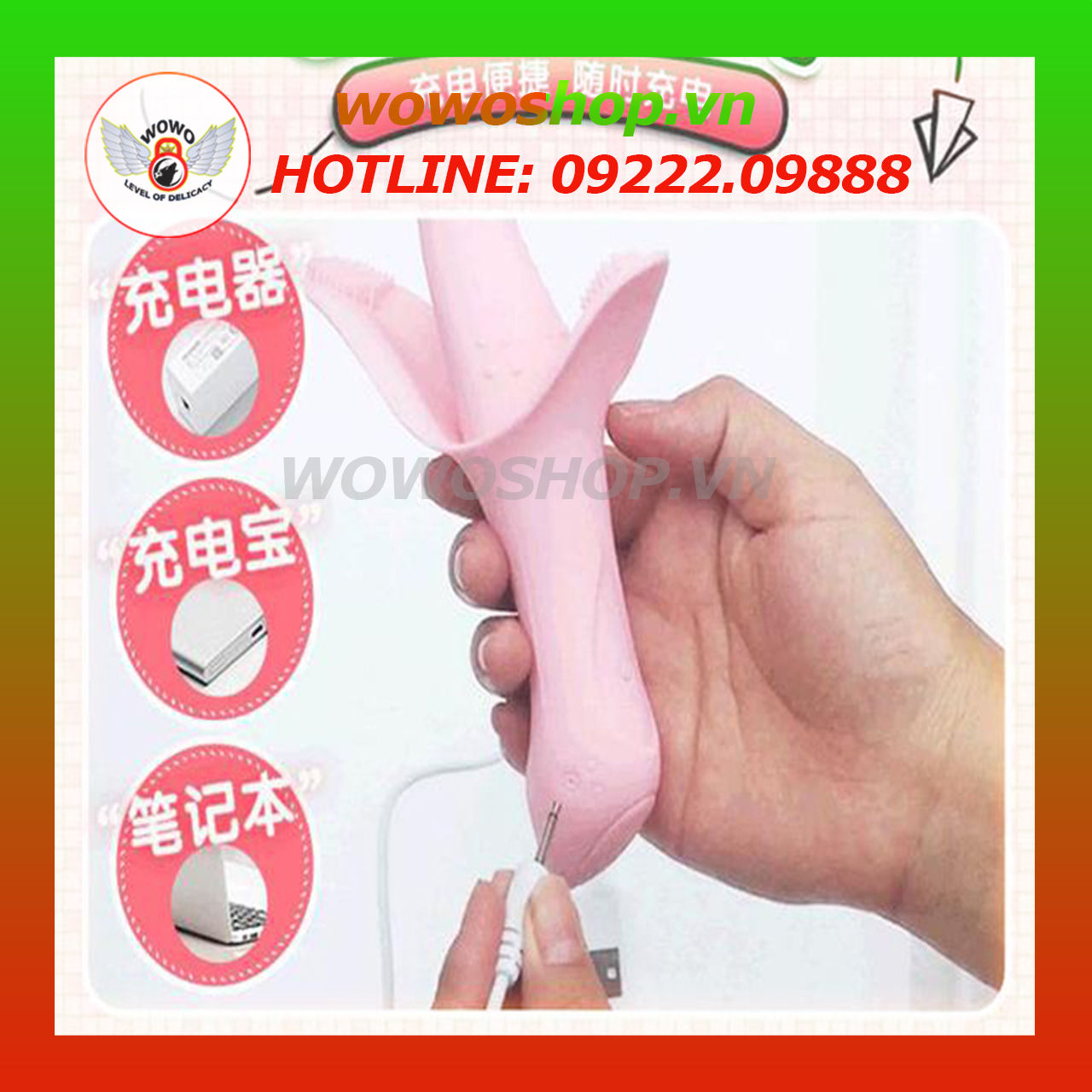 Dụng Cụ Tình Yêu-Đồ Chơi Tình Yêu Nữ-Lưỡi Rung Tình Yêu
