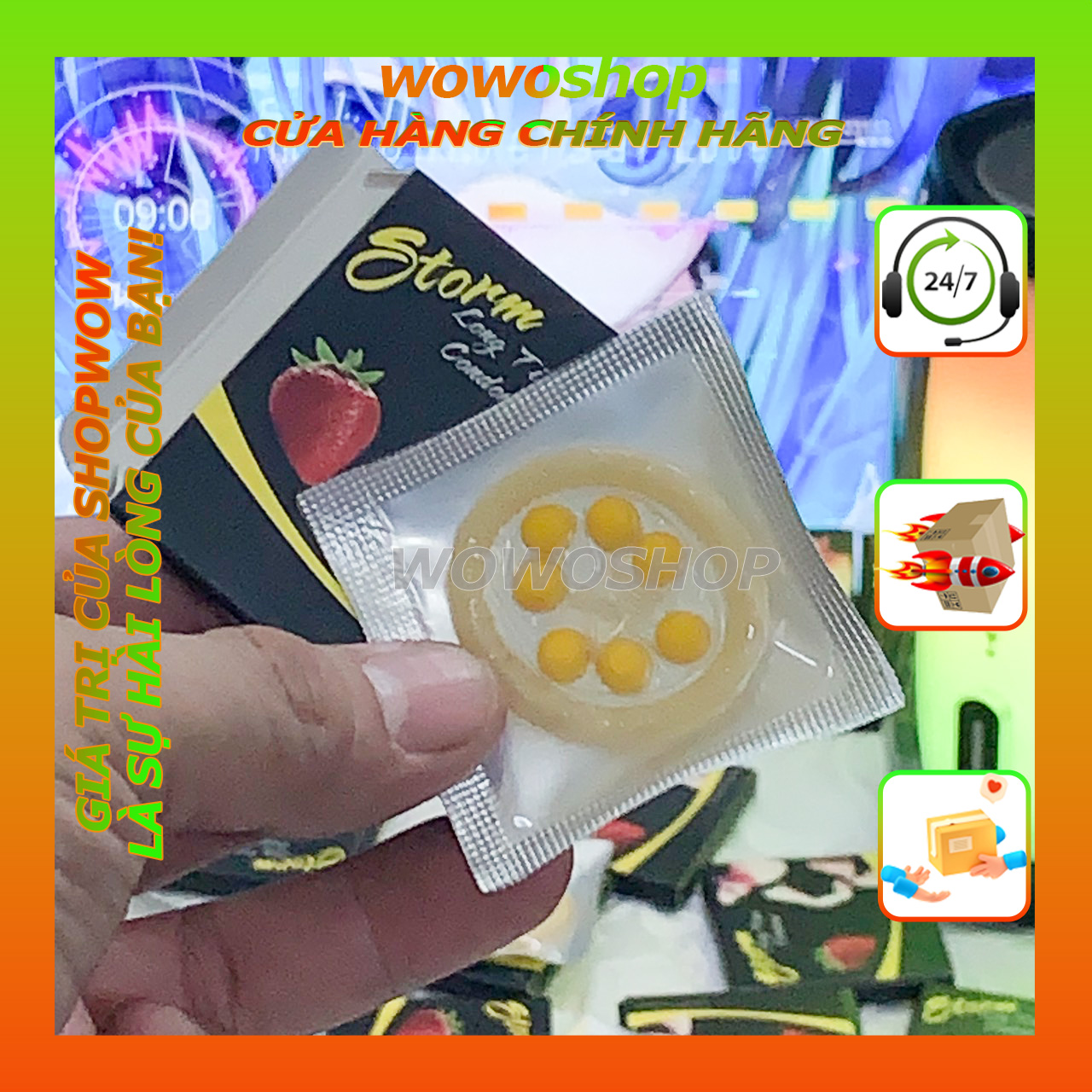 Bao Cao Su Bi-Bao Cao Su Có Bi-Bao Cao Su 7 Bi-Bao Cao Su Bi Lớn-Storm 7 Bi-ComBo 10 Cái