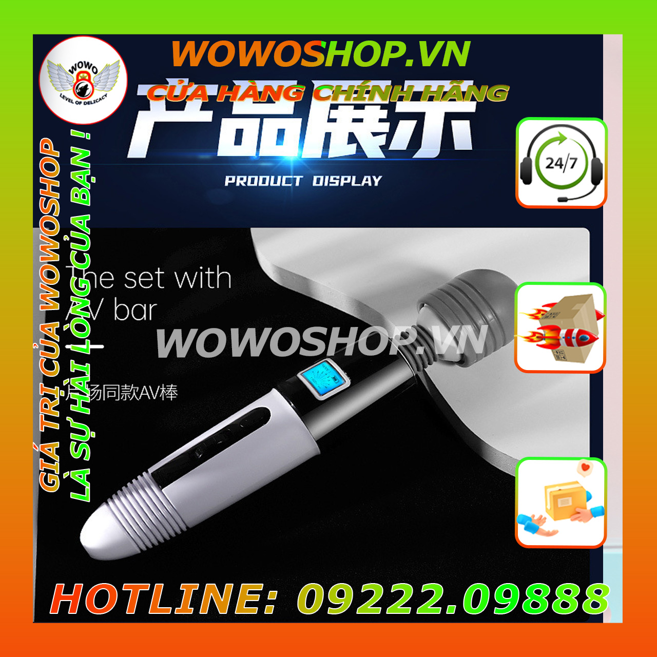 Đồ Chơi Người Lớn-Dụng Cụ Tình Yêu-Chày Rung Tình Yêu-Shuangmi-8 Chế Độ Rung