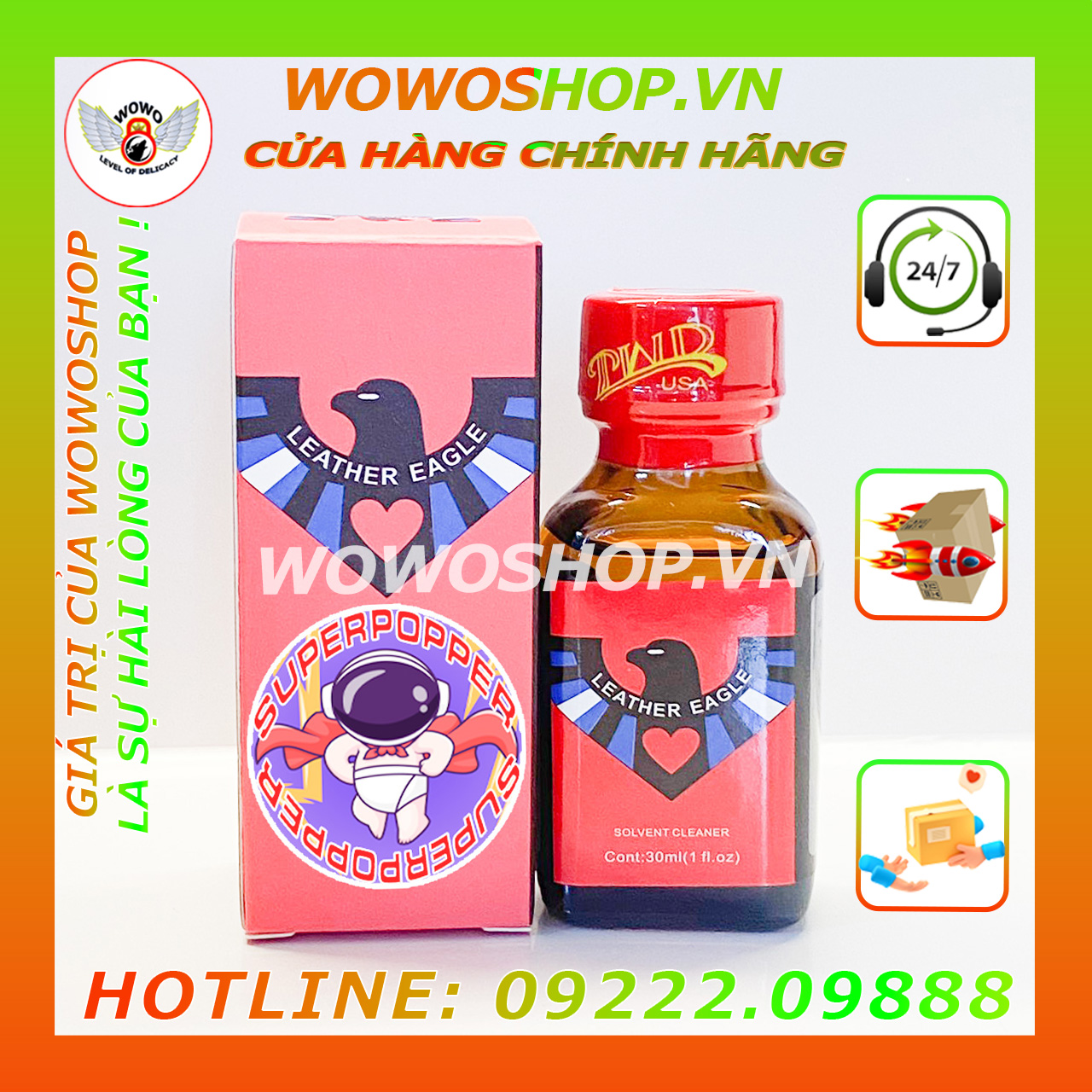 Popper-Popper Dành Cho Top Và Bot-Popper Jungle Juice-Super Popper-Leather Eagle-30Ml
