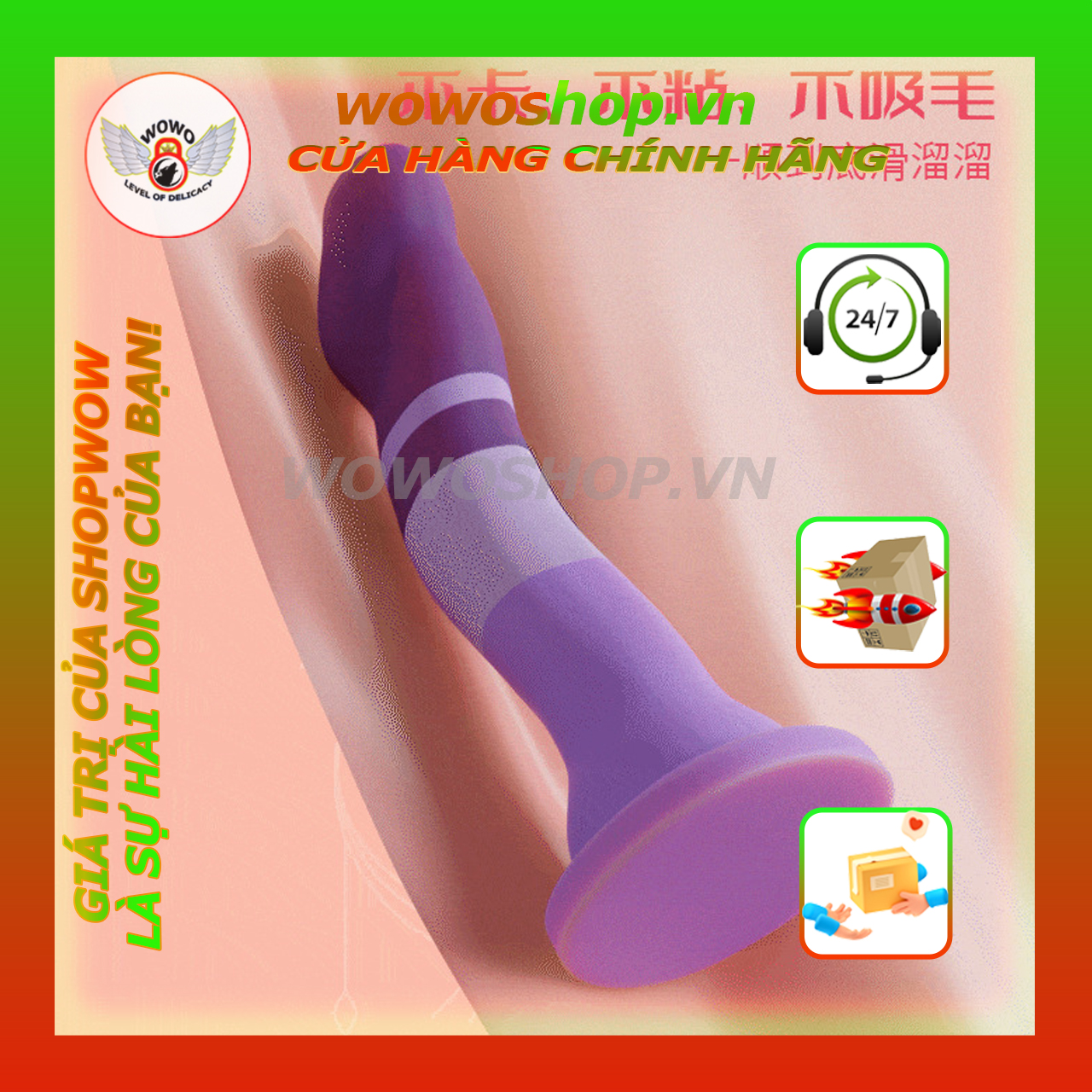 Đồ Chơi Người Lớn-Dụng Cụ Tình Yêu Nam Nữ-Dương Vật Hít Tường-Đồ Chơi LGBT-Blush PT00701-Đa Màu Sắc Hít Tường