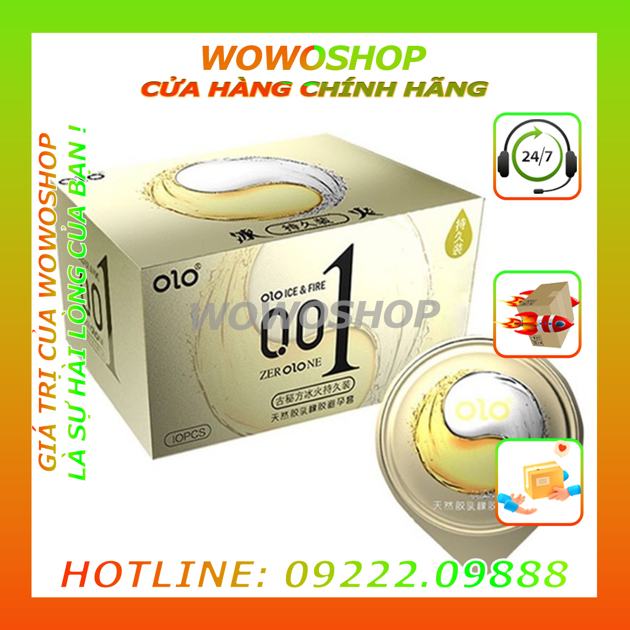 Bao Cao Su-Bao Cao Su Siêu Mỏng-Bao Cao Su Olo Ice And Fire Lasting–Siêu Mỏng 001Mm-Cảm Giác Băng Hỏa Đan Xen-Kéo Dài Cuộc Yêu-Hộp/10 Cái
