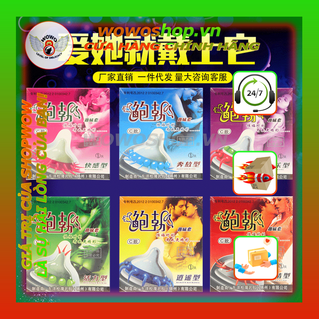 Bao Cao Su Gai-Bao Cao Su Có Gai-Bao cao su tăng Khoái Cảm-Bcs Gai-Bcs Bi-Combo/10 Cái