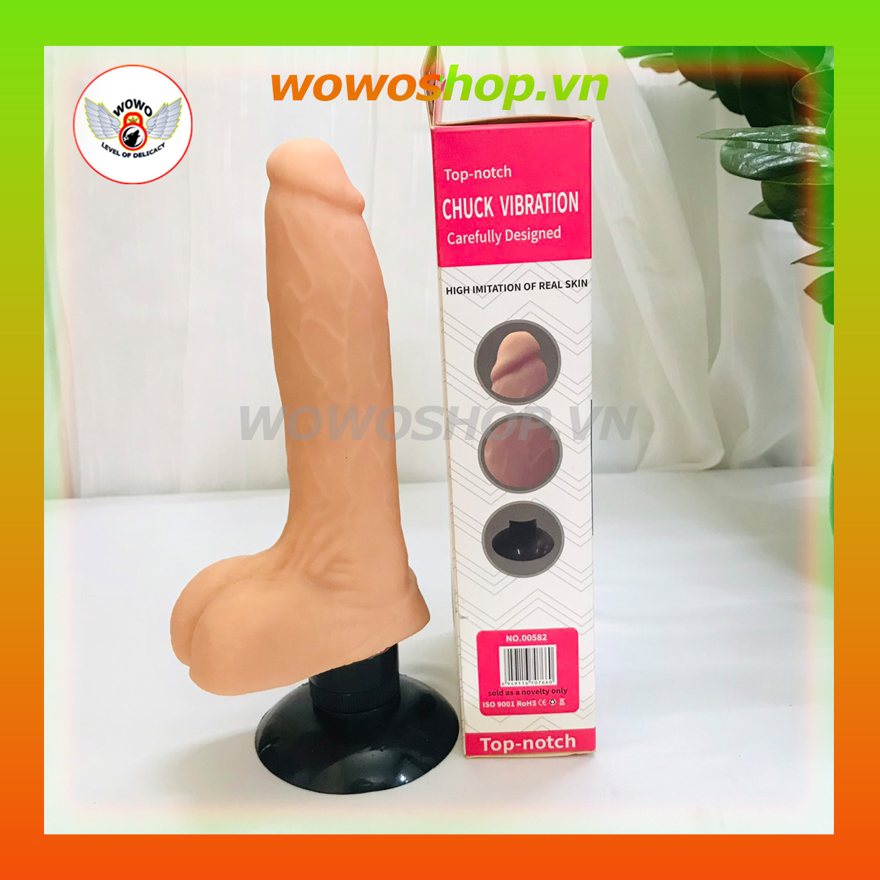 Dương Vật Giả Có Rung, Gân, Mềm Dẻo