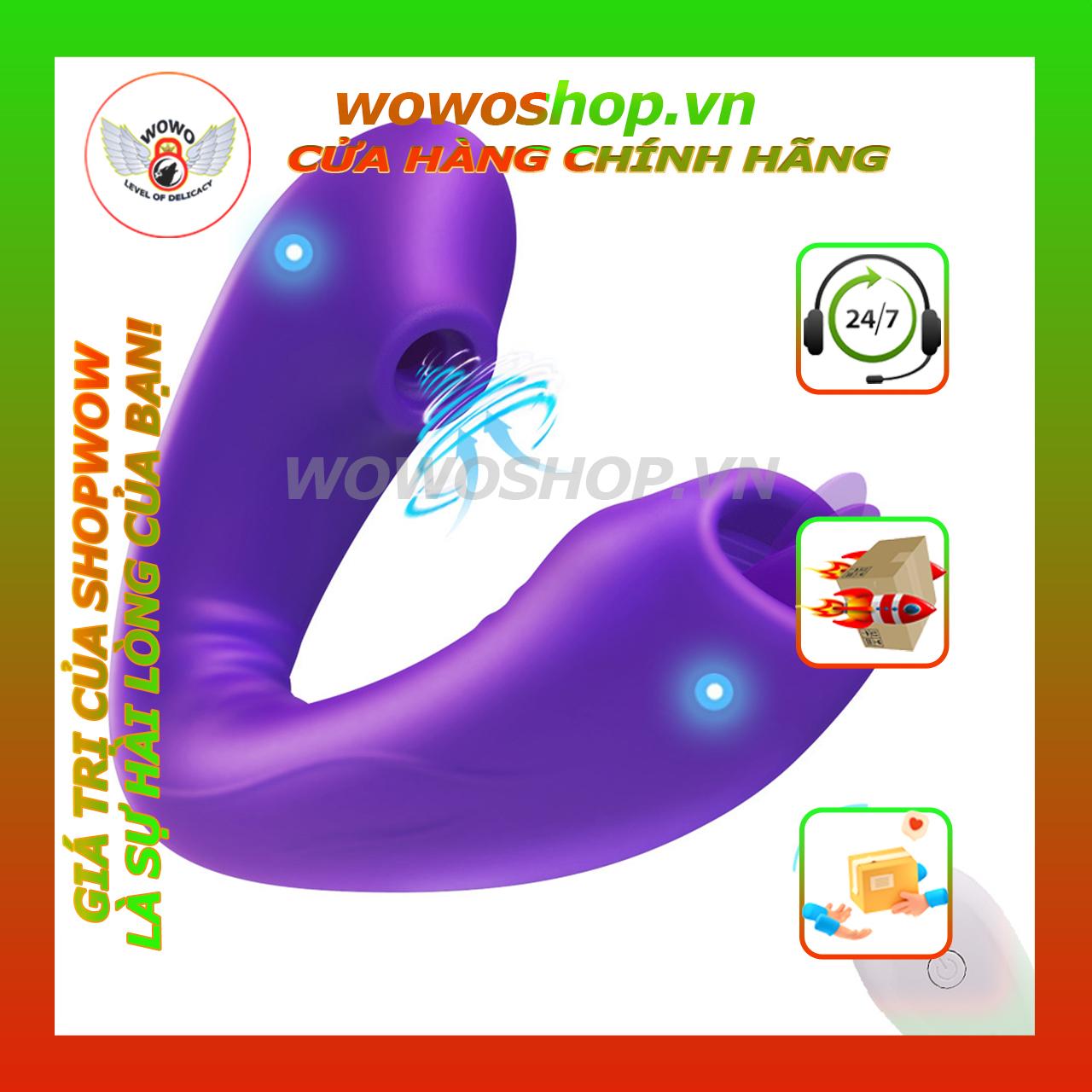 Đồ Chơi Người Lớn-Trứng Rung Không Dây 2 Đầu Tyra T001-1 Đầu Hút 1 Đầu Liếm-Nhiều Chế Độ Thủ Dâm-Dụng Cụ Tình Yêu