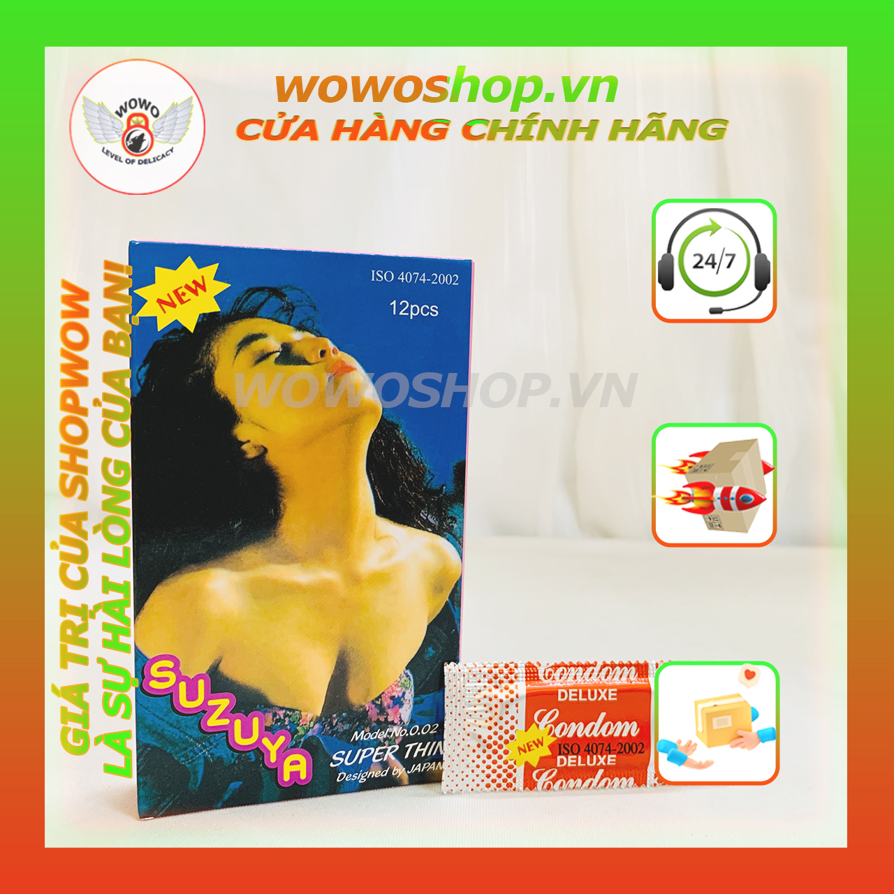 Bao Cao Su, 3 Hộp/ 120K, Cô Gái Nhật Suzuya