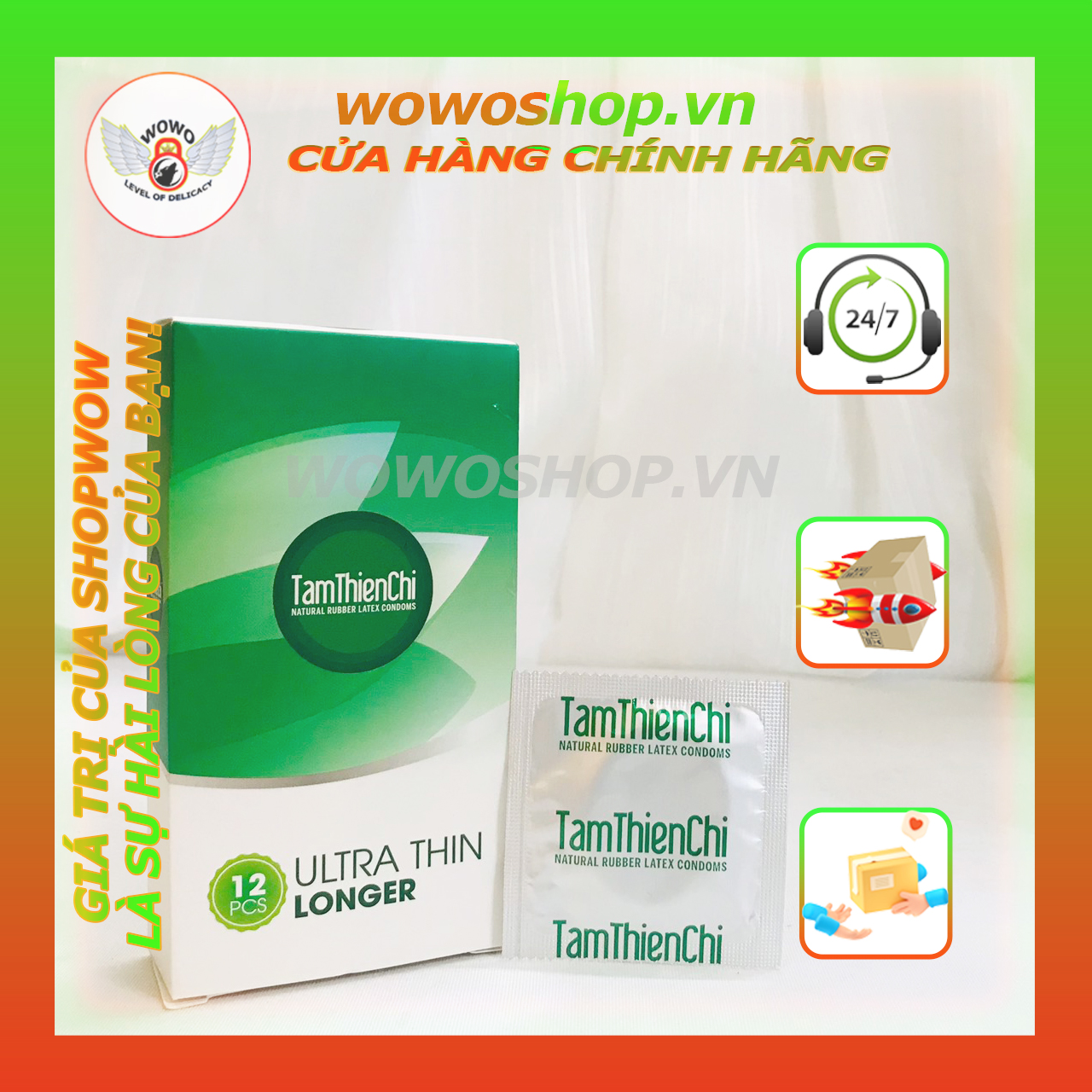 Bao Cao Su, 3 Hộp/ 120K, Tâm Thiện Chí Ultra Thin Longer