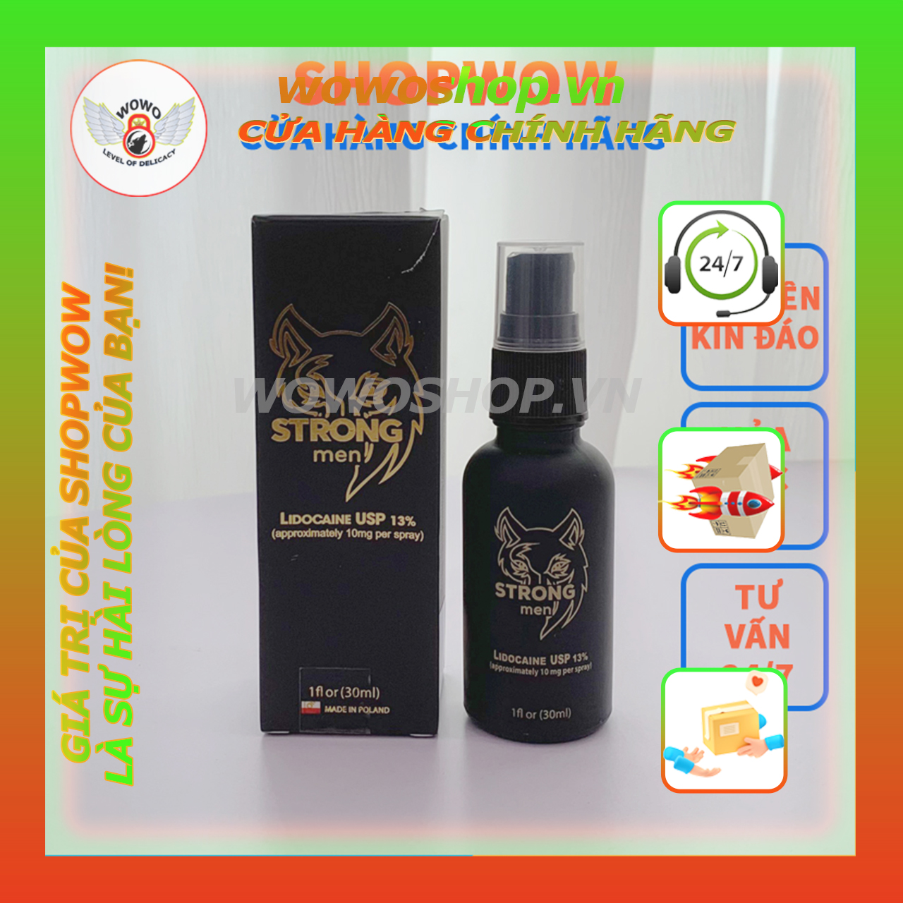 Thuốc xịt kéo dài thời gian, STRONG MEN, 30ML
